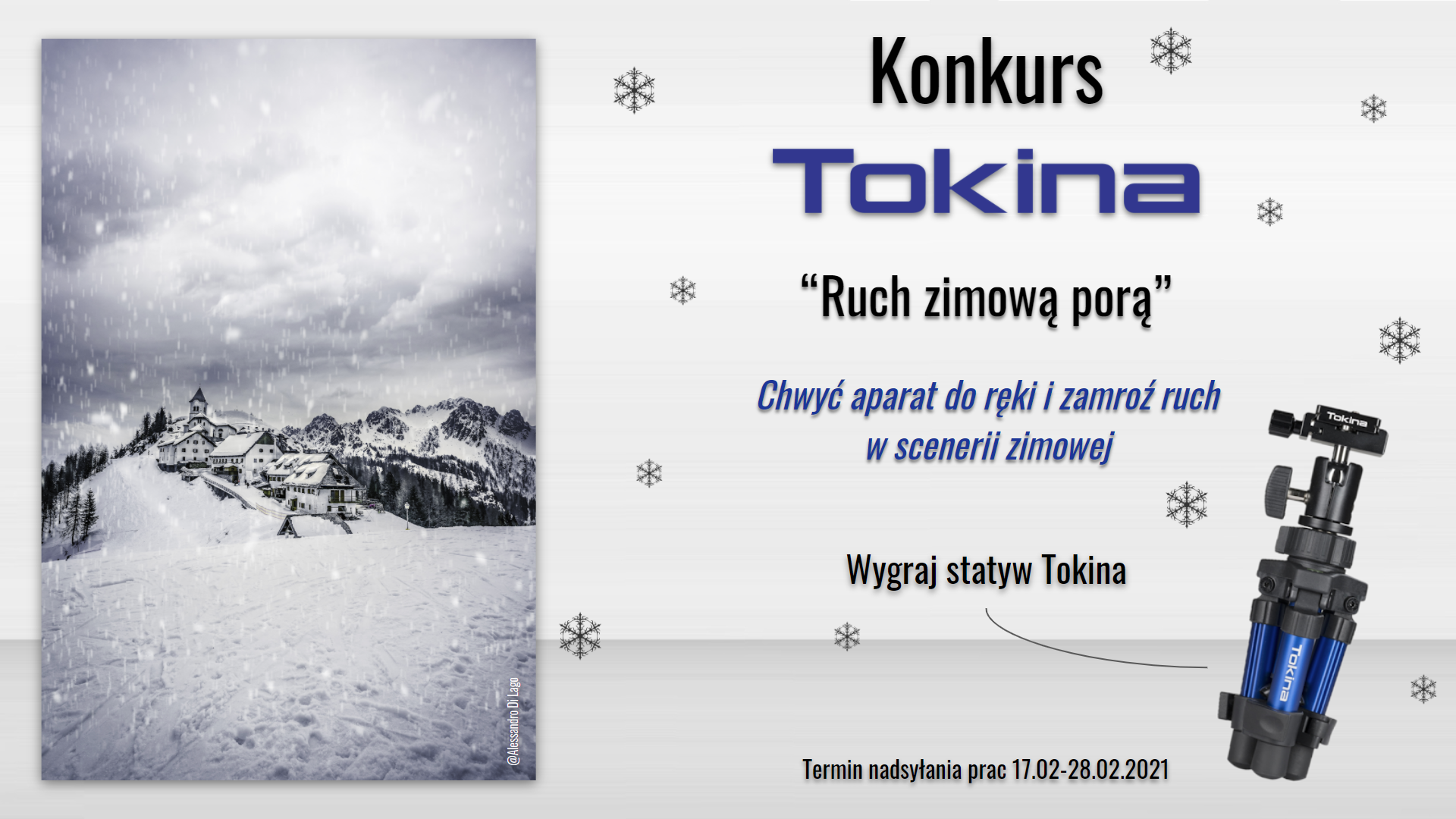 Zimowy konkurs z marką Tokina